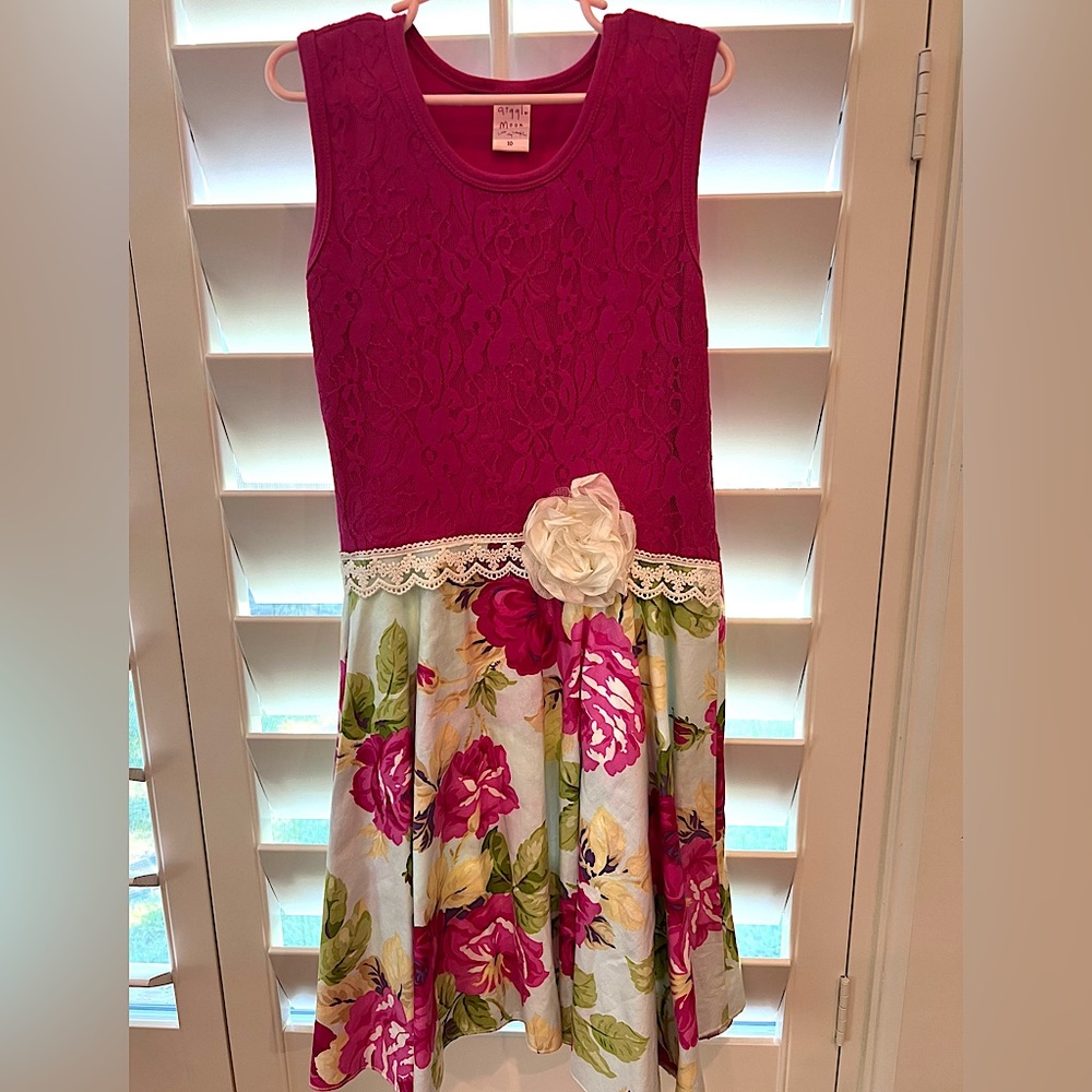 Giggle Moon Girls Dress Sz10